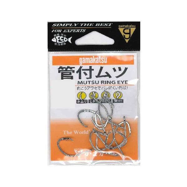Gamakatsu がまかつ 管付ムツ(銀) 18号 針 : 釣具の