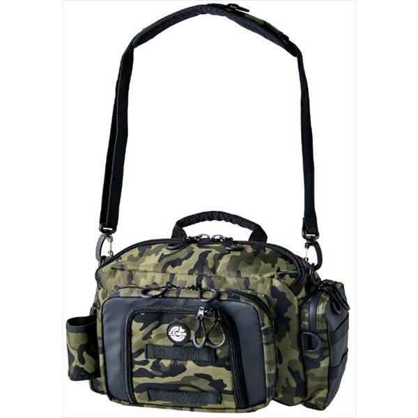がまかつ タックルバッグ LE324 ランガン ヒップバッグ2.0 #2カモブラック Gamakatsu（がまかつ） タックルバッグ LE324 ランガン ヒップバッグ