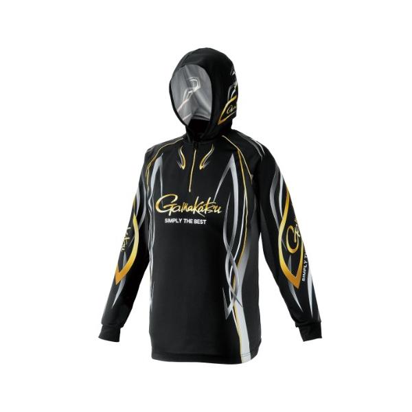 Gamakatsu がまかつ ウェア GM3736 2WAYプリントジップシャツフーディ