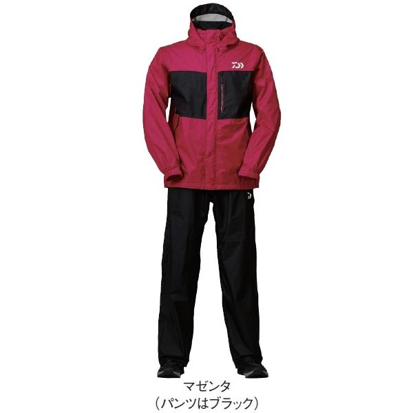 DAIWA ダイワ　レインマックス　レインスーツ　DR-3621 L DAIWA（ダイワ） DR-3621 レインマックス レインスーツ マゼンタ 130
