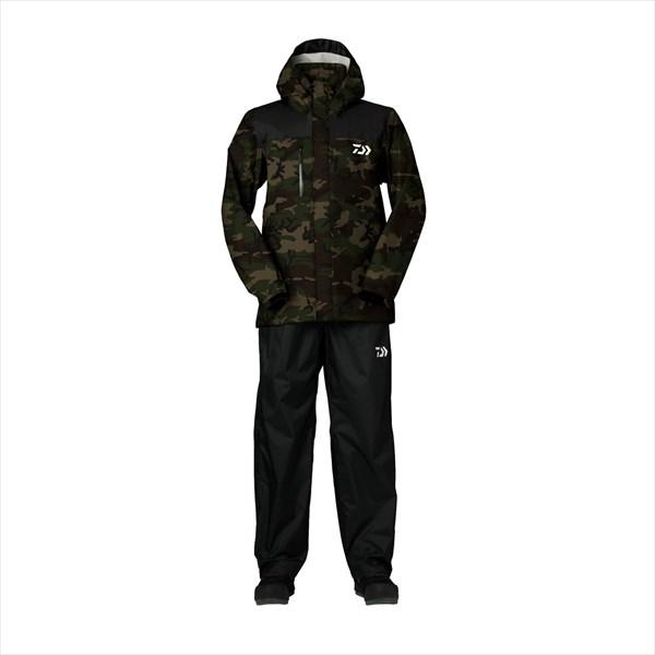 ダイワ レインマックス DR-3823 美品 レインスーツ グリーンカモ DAIWA（ダイワ） 【特価】ダイワ レインウェア DR-3823 レインマックス