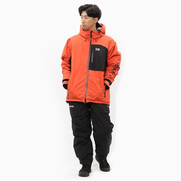 Daiwa GORE-TEX フィッシングジャケット オレンジ　上下 Daiwa GORE-TEX フィッシングジャケット オレンジ上下