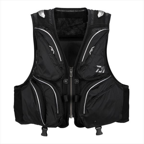 ダイワ ライフジャケット DV-3025F フロートショートフィッシングベスト ブラック 2XL DAIWA（ダイワ） ライフジャケット DV-3025F フロートショート