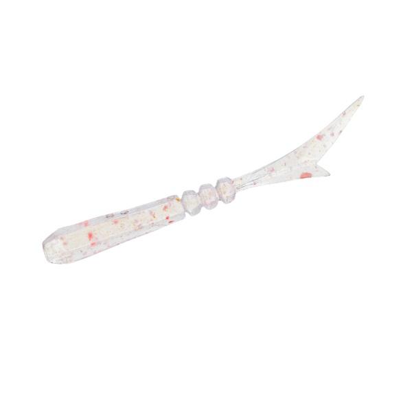 デカメバルのスタンダードワーム（2.2inch）。月下美人ソードビーム1.7インチ譲りの縦扁平ボディはスイミング時の直進性能と素早くキレのあるダートアクションを生み出し魚を魅了する。また、ややハリのあるマテリアルは「静」と「動」のメリハリあ...