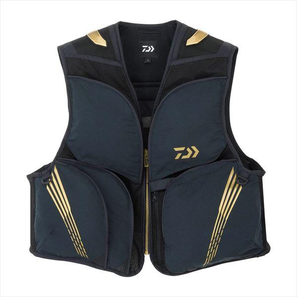 フィッシング Daiwa フィッシングベスト 黒 DF6421