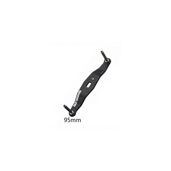 SLPワークス 23RCSB 95mmカーボンクランクハンドル : 釣具の
