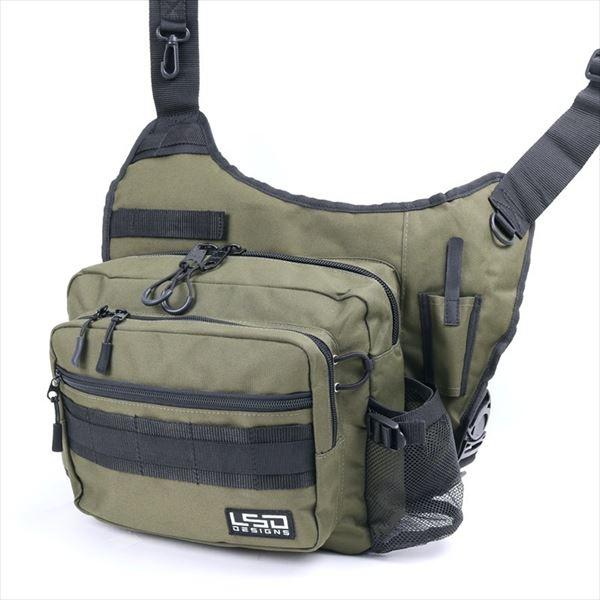 LSD タックルバッグ ワンショットサイドダブル   コーデュラカーキ LSD タックルバッグ ワンショットサイドネオ コーデュラカーキ