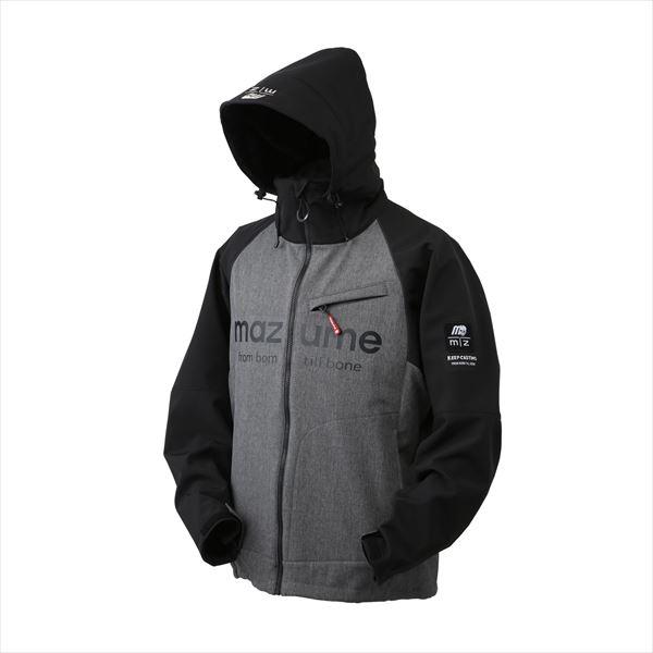 【特価】マズメ 防寒服アウター MZFW-558 MZ ウインドカットジャケット V ダブルトーン ブラック×チャコール S マズメ 防寒服アウター MZFW-558 MZ ウインドカットジャケット V