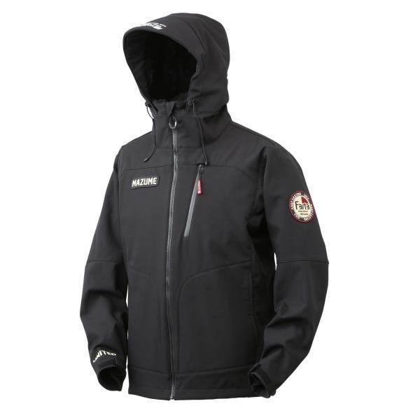 訳あり】マズメ 防寒服アウター ウインドカットジャケット ブラック L