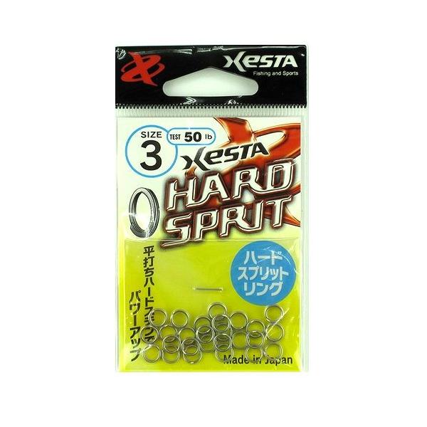 【ネコポス対象品】下田漁具 Xesta(ゼスタ) ハードスプリットリング #3 スナップ・リング