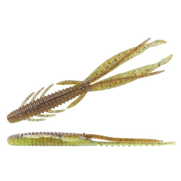 ソルトウォーターゲーム対応ノンソルトモデル。ドライブシュリンプは、エビが細い手足を忙しく動かしながら移動する様、さらにその際に発生する微細な振動までもリアルに表現する。フォールやスイミング時に発する逆手の超高速振動が、脚、ヒゲ、独自形状のフ...