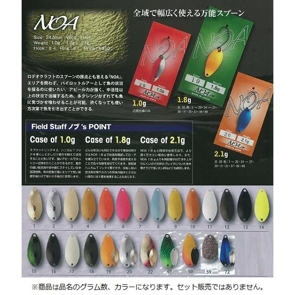 ネコポス対象品】ロデオクラフト ノア NOA 1.8g #22 鉄板!!S.T