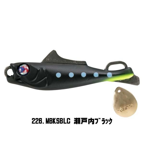 【ネコポス対象品】ゼスタ（ＸＥＳＴＡ） メタルジグ エビランブレード30g 226 MBKSBLC瀬戸内ブラック