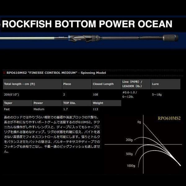 ロックフィッシュボトム　RPO610MS NORIES(ノリーズ) ロックフィッシュボトム パワーオーシャン