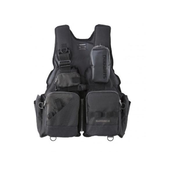 シマノ ゲームベスト VF-024U リアルブラック ライフジャケット ベスト Amazon | シマノ(SHIMANO) ゲームベスト VF-024U リアルブラック