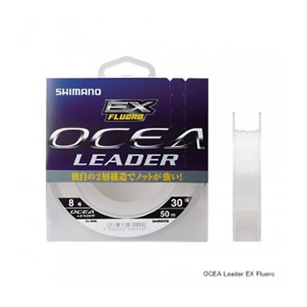 �V�}�m ���[�_�[ OCEA Leader EX Fluoro  �N���A 16LB 4