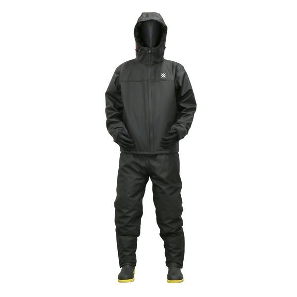 浜田商会 LUKIR 防寒服アウター WBA2405 防寒防水スーツ ブラック L