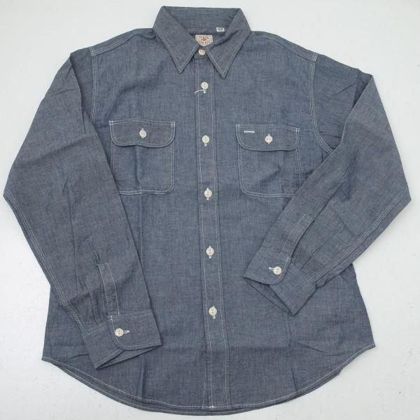 SUGAR CANE シュガーケーン SC27850-421 シャンブレ長袖ワークシャツ
