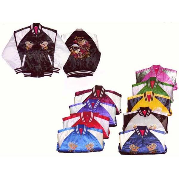 3631　スカジャン（中綿なし）ナイロン100％　子供（身長100cm〜150cm）ワンサイズ程度大きめをお選びいただくのがよろしいと思います。子供用は中綿なしです。大人（SS・S・F）3605 \9800大人 3L \11800子供363...