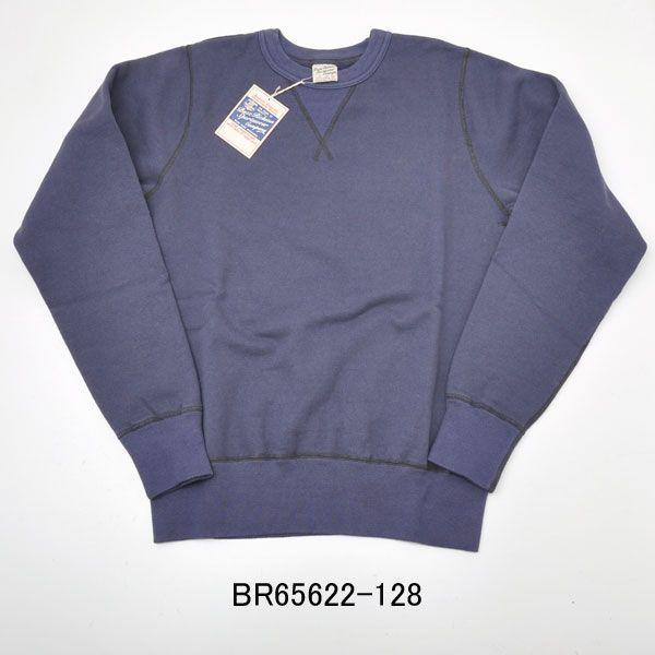 ネイビー M バズリクソンズ BR65622-128 無地セットイン スウェット BUZZ RICKSON'S Buzz Ricksons バズリクソンズ BR65622-128 無地