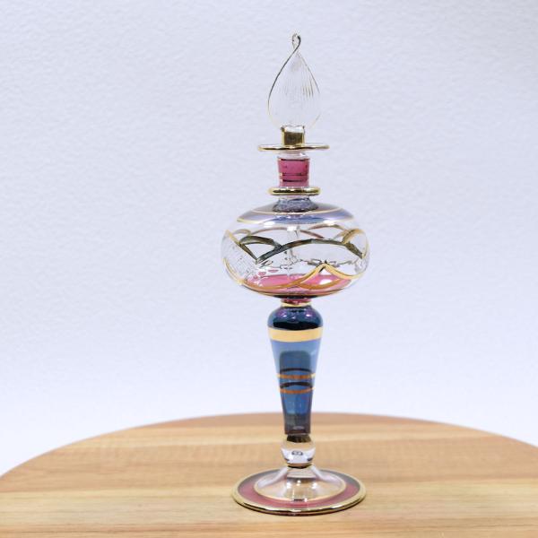 手吹きガラス エジプト香水瓶 H19cm ガラス パフュームボトル おしゃれ かわいい ハンドメイド 1点1点若干ガラスカットデザインが異なります Buyee Buyee 日本の通販商品 オークションの代理入札 代理購入
