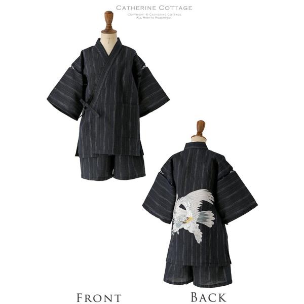 甚平 キッズ ベビー 男の子 バック刺繍がかっこいいキッズ ベビー甚平 ワシ タカ 黒 紺 90 100 110 1 130 Cm Tak Buyee Buyee Japanese Proxy Service Buy From Japan Bot Online