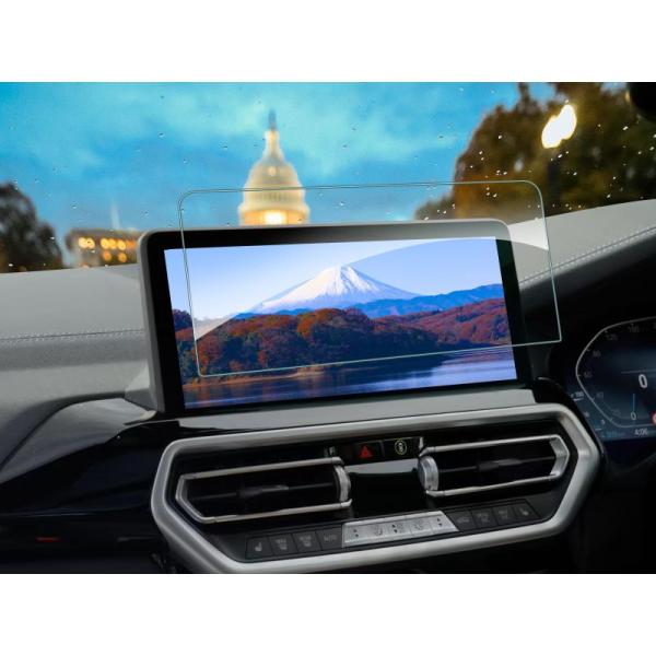 SHAOHAO 強化ガラス BMW X3 G01 BMW X4 G02 2022 (R4)-用の新型 カーナビ 保護フィルム 12.3インチ
