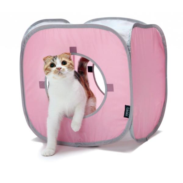 訳あり キャット プレイキューブ ピンク Sport Pet 猫壱 1 33 Cattry Branche 通販 Yahoo ショッピング