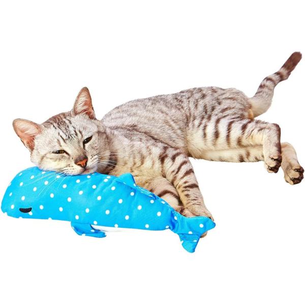 ペティオ 犬猫用 ひんやりTOY あごまくら HNY ジンベエザメ