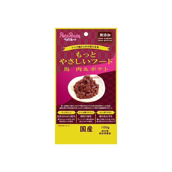 ペッツルート もっとやさしいフード 馬肉＆ポテト 100g : Cattry