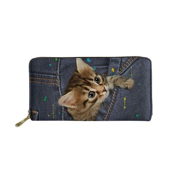 猫 猫柄 財布 長財布 コインケース かわいい ユニーク 個性的 ねこ ネコ グッズ 雑貨 Babababa セレクトショップ Hassi 通販 Yahoo ショッピング