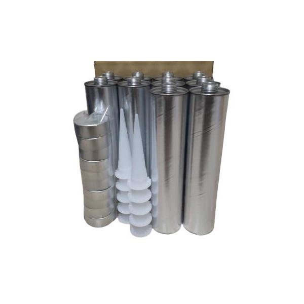 日本製｜ コーキングガン用 汎用 空カートリッジ容器（紙製）330ml×100本【北海道・沖縄・離島は送料別途】