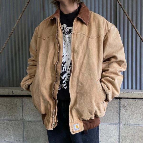 ビッグサイズ 90年代 USA製 Carhartt カーハート サンタフェジャケット ワークジャケット メンズ2XL相当