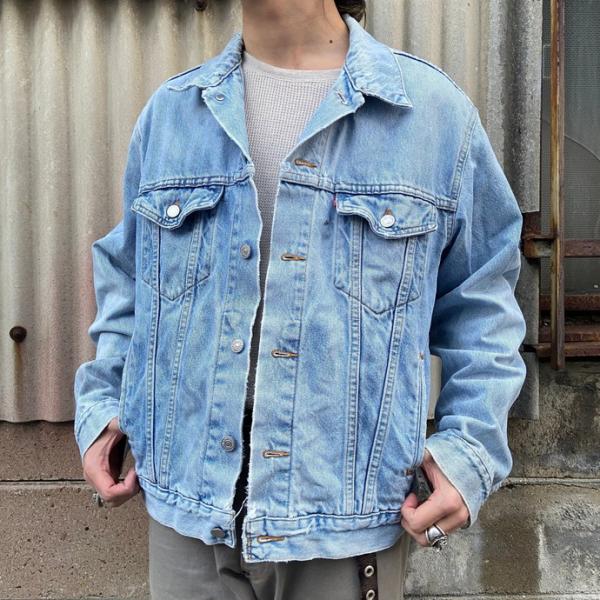90年代 リーバイス デカパッチ 70516-4814 デニムジャケットメンズ