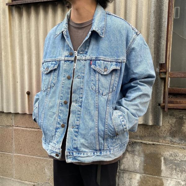 ビッグサイズ 90年代 Levi's ユーロリーバイス 70503 02 デニムジャケット メンズ2XL