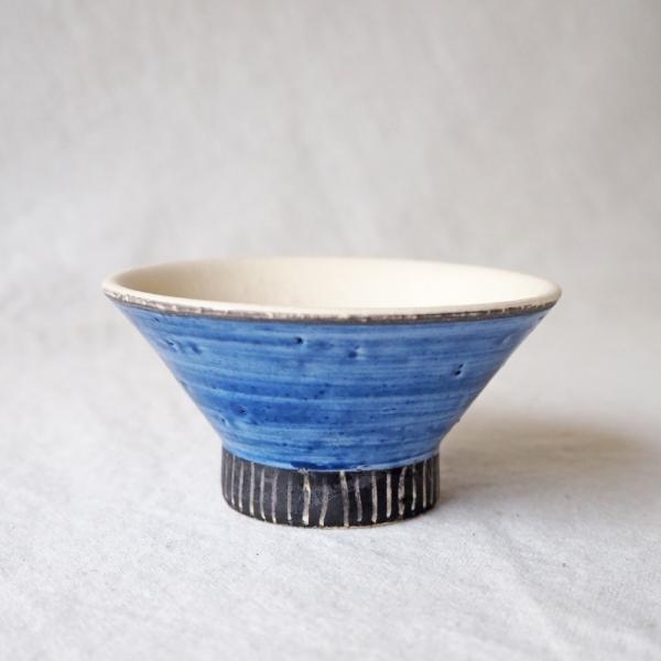 お猪口 ぐい呑み 盃 黄緑/青 手作り 廣川みのり 酒器 陶器