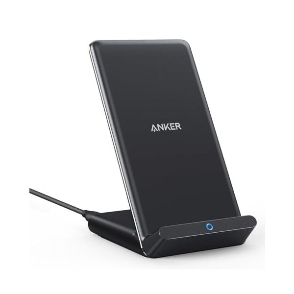 他サイト： Anker PowerWave 10 Stand ワイヤレス充電器 Qi認証 iPhone 15シリーズ / 14シリーズ Galaxy 各種対応 最の商品画像