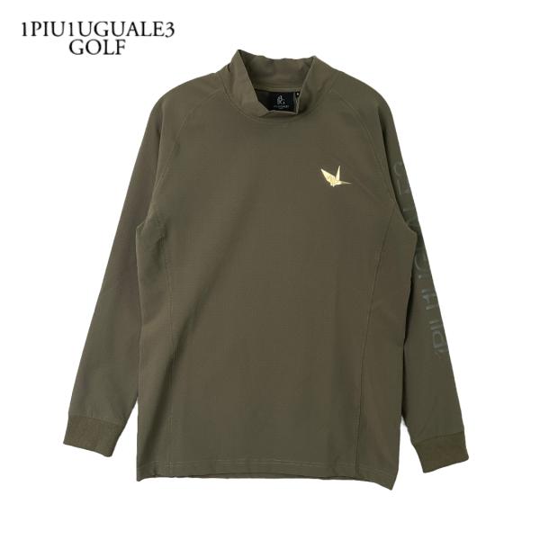 ★新品/定価5.1万★ 1PIU1UGUALE3 ADP モックネック 3 新品】 1PIU1UGUALE3 GOLF ウノピゥウノ アームロゴ モックネック