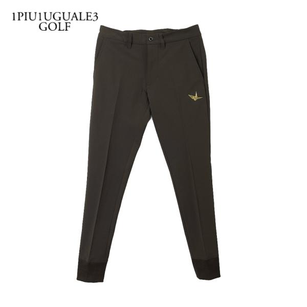 1piu1uguale3 golf サイドロゴ ジョガーパンツ サイズ Ⅳ 1PIU1UGUALE3 GOLF サイドロゴリブパンツ ジョガー 新品 3 ブラウン