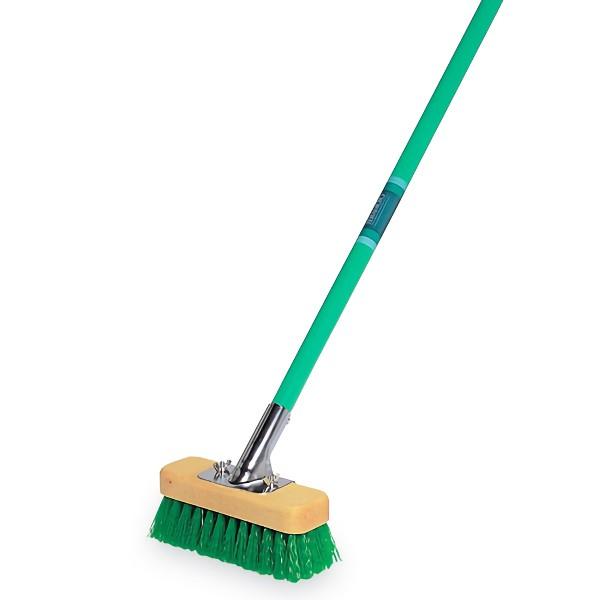 玄関やガレージ、トイレなどのコンクリートやタイルの汚れを落とす使いやすいブラシ。型番：CL-416-000-0JAN：4904771196701製造販売元：株式会社テラモト