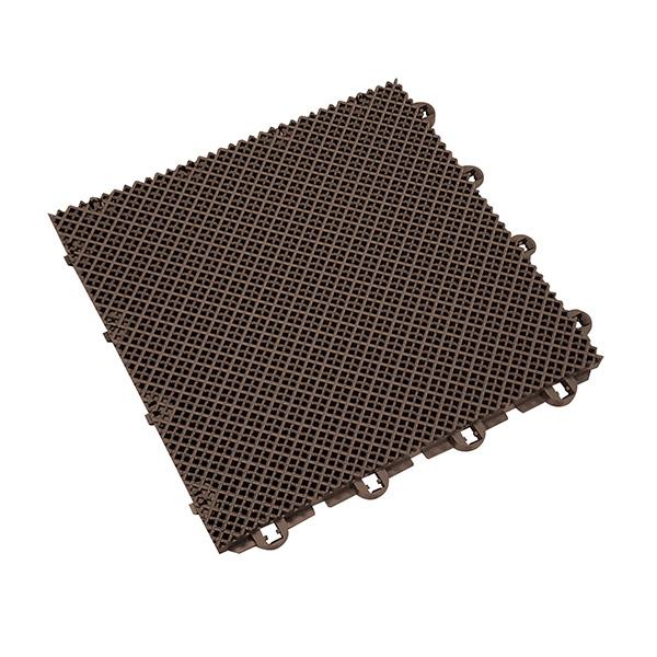 テラモト 風除室マット ダストップＸ チョコ マット(風除室) 300×300mm MR-115-030-4
