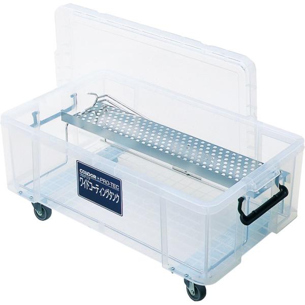 消毒液やワックス塗布を効率的に行えるタンクです。ワイドモップとセットでお使いください型番：C296-060X-MBJAN：4903180338146製造販売元：山崎産業株式会社