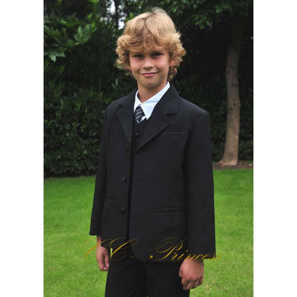 黒のフォーマルスーツセット≪BY-003-B≫（大サイズ 130-160）』 黒