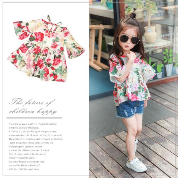 ポイント10倍 最終処分 韓国子供服 大きな花柄 チュニック 半袖 子供服 キッズ ジュニア トップス チュニック ブラウス 女の子 子供 2 Buyee Buyee บร การต วกลางจากญ ป น ซ อจากประเทศญ ป น