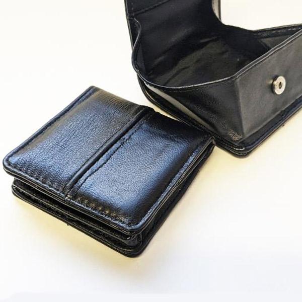 羊革 小銭入れ コインケース 手のひらサイズ 極小財布 財布 レザー