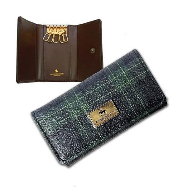 メンズ キーケース キーホルダー ブランド 鍵入れ 男性用 紳士用 定形外郵便発送 送料無料 Polo Club ケンブリッジ大学 ポロクラブ グリーンチェック柄 Pc1 7 Cccstores 通販 Yahoo ショッピング