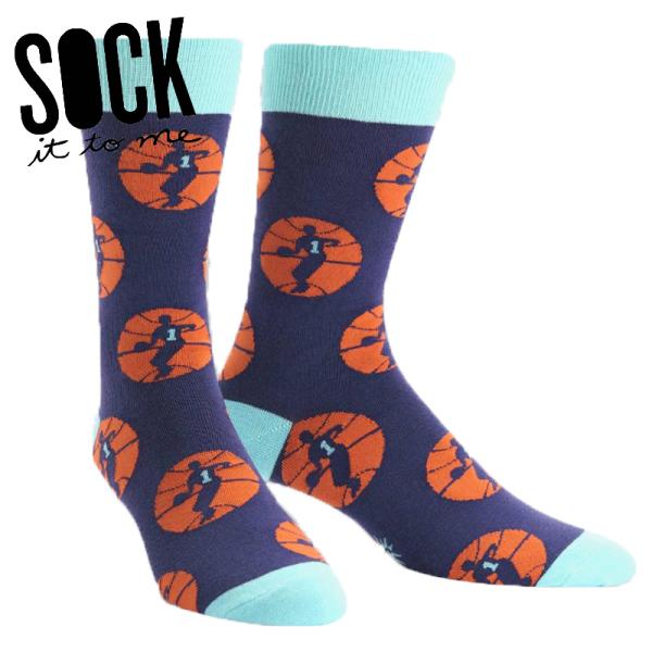 ソックス メンズ 靴下 総柄 バスケット その他 Nothin' but Net Sock It To Me ソック イット トゥ ミー 爆買