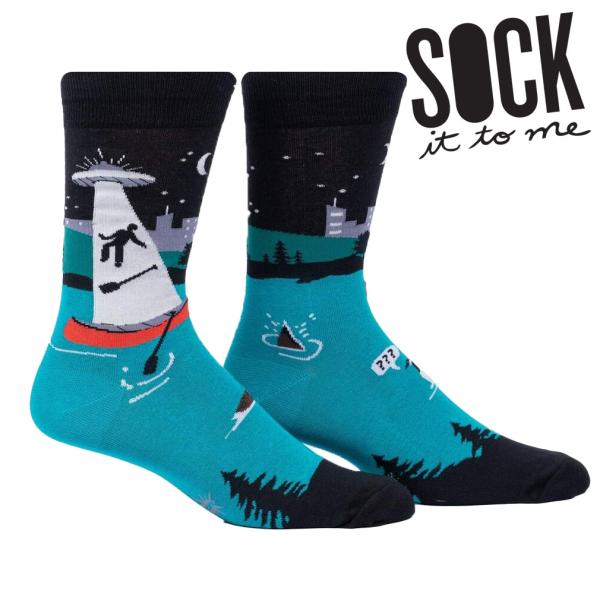 ソックス メンズ 靴下 総柄 宇宙 その他 Out of Boaty Exprerience Sock It To Me ソック イット トゥ ミー 爆買