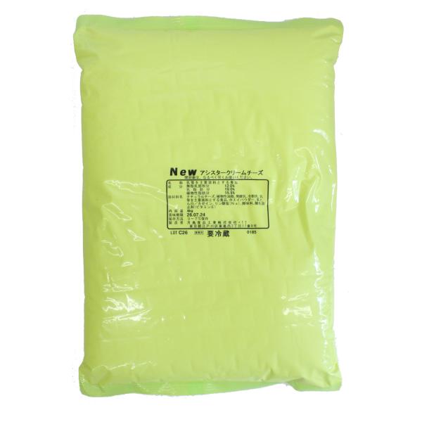 NEWアシスタークリームチーズ(4kg×3) / 冷蔵 クール便 月島食品 製菓