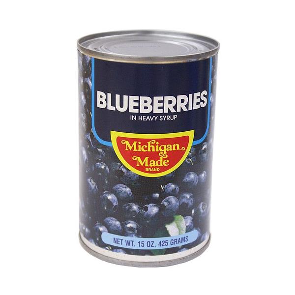 ブルーベリーのヘビーシロップ漬けです。タルトやケーキ、カップケーキなど焼菓子の中に♪アイスやヨーグルトのトッピングにもぴったり！